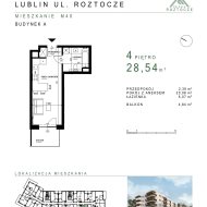Oferta sprzedaży – 28,54 m², ul. Roztocze 6