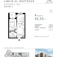 Oferta sprzedaży – mieszkanie 2‑pok.ul. Roztocze 6